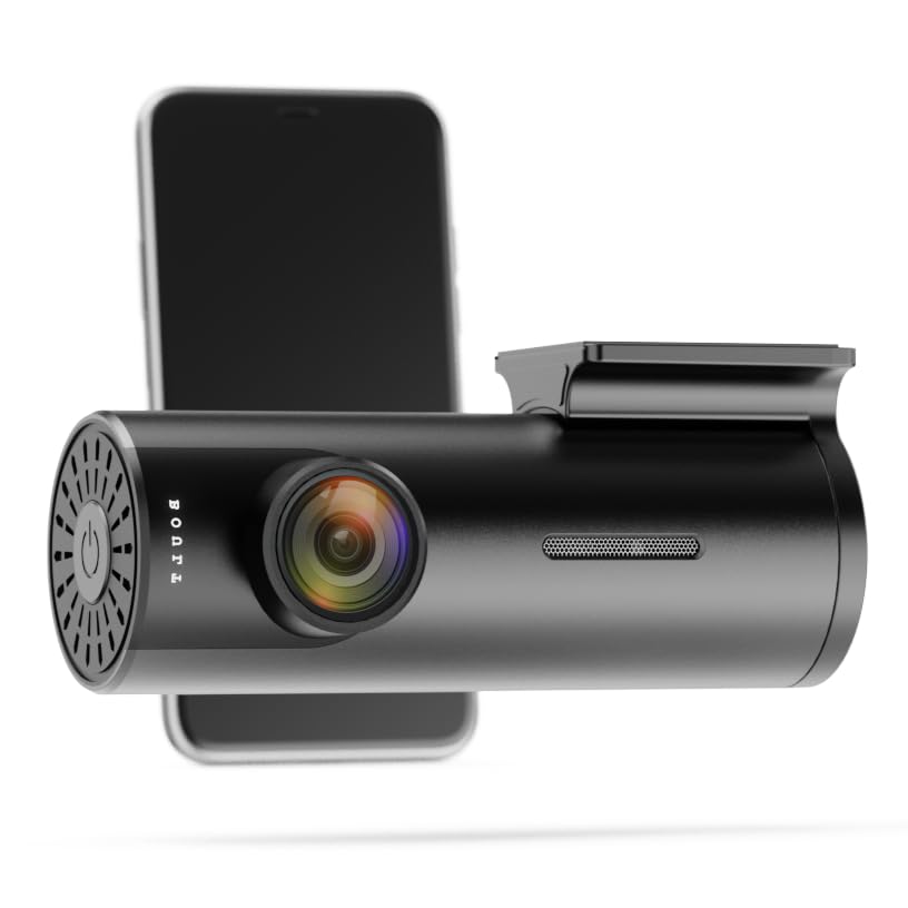 Boult Cruisecam X1 Dash Camera for Car | 1080p HD Recording | 170° Ultra-Wide Angle | 360° Rotation