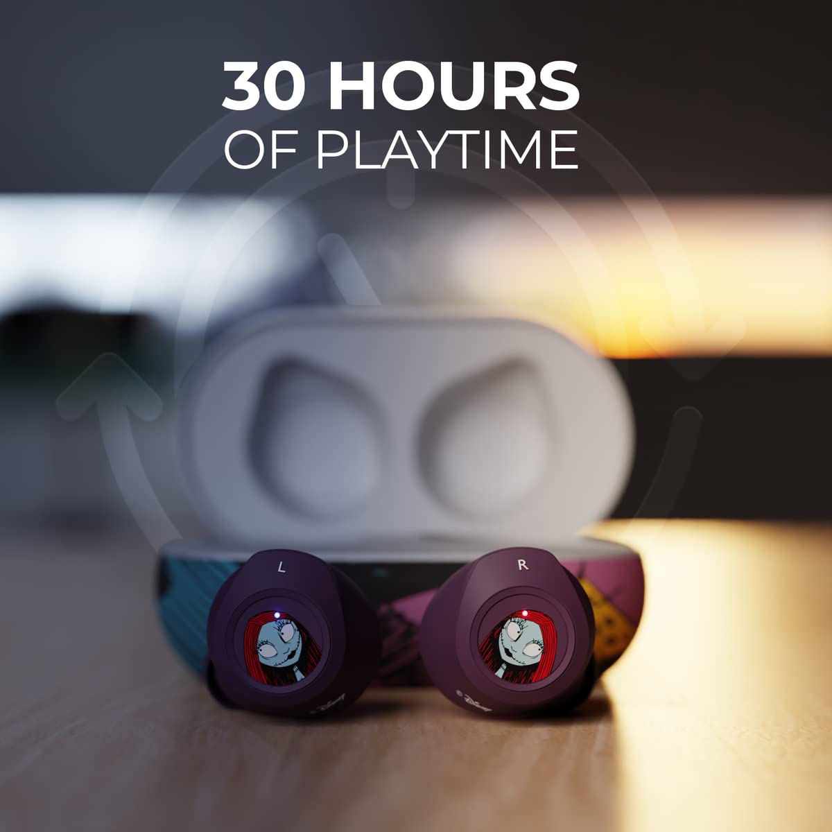 Disney Nightmare Glow in The Dark TWS Earbuds