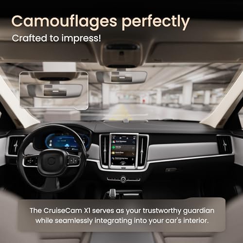 Boult Cruisecam X1 Dash Camera for Car | 1080p HD Recording | 170° Ultra-Wide Angle | 360° Rotation