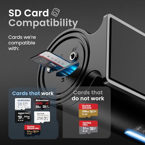 Boult Cruisecam X1 Dash Camera for Car | 1080p HD Recording | 170° Ultra-Wide Angle | 360° Rotation