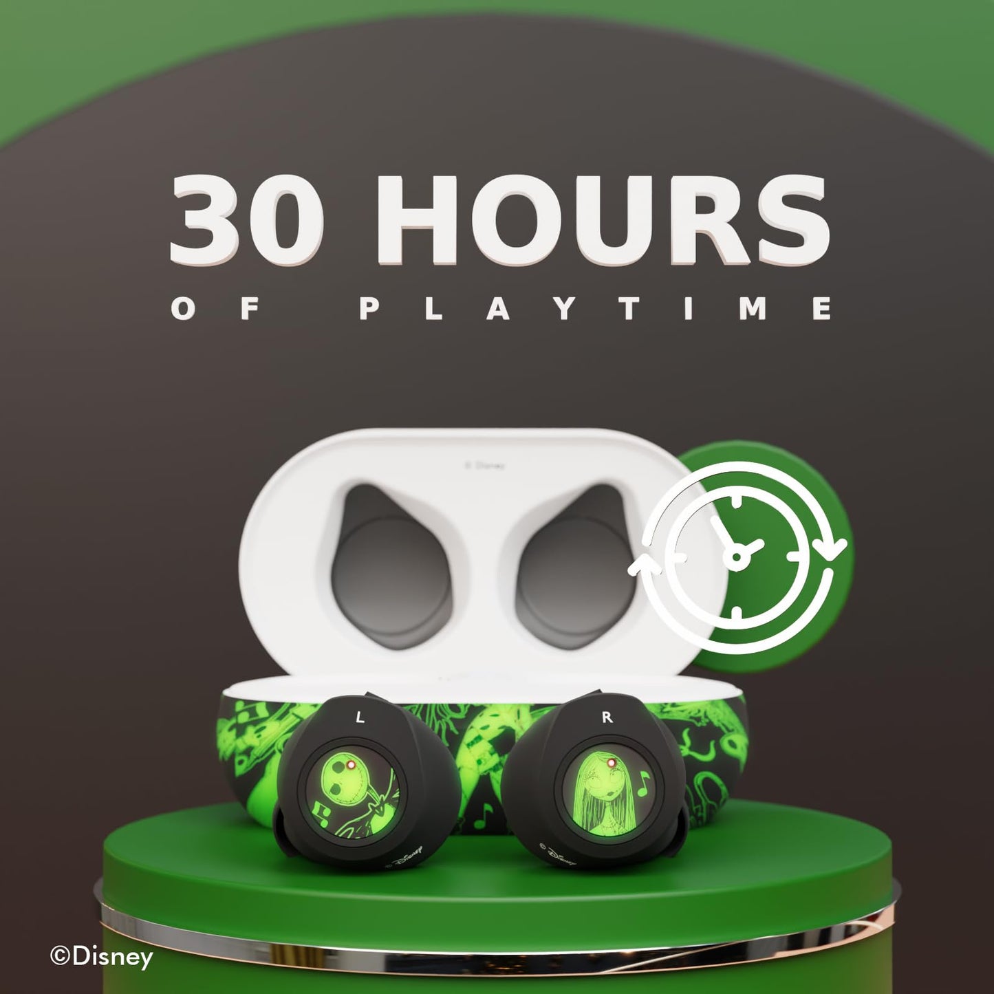 Disney Nightmare Glow in The Dark TWS Earbuds