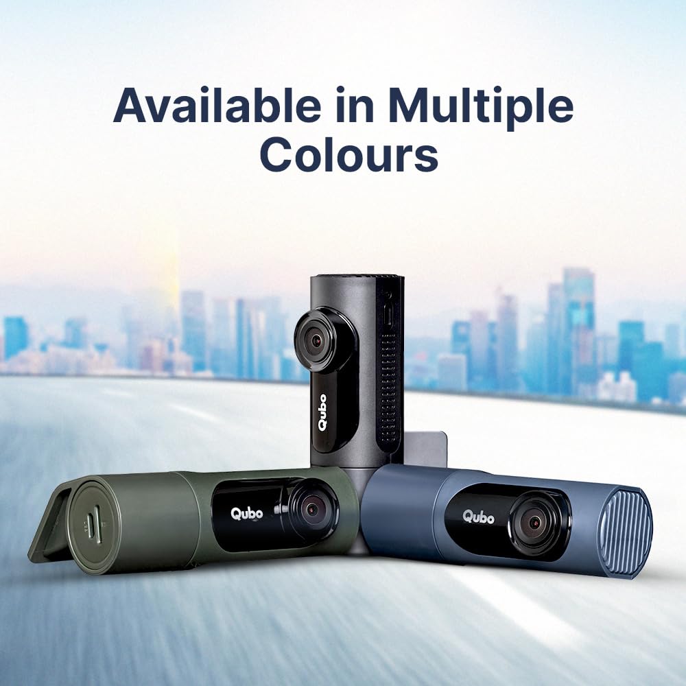Qubo (2025 Edition) Car Dash Camera Pro 2K Resolution QHD Dash Cam from Hero Group | Made in India | USB Input | Wide Angle View