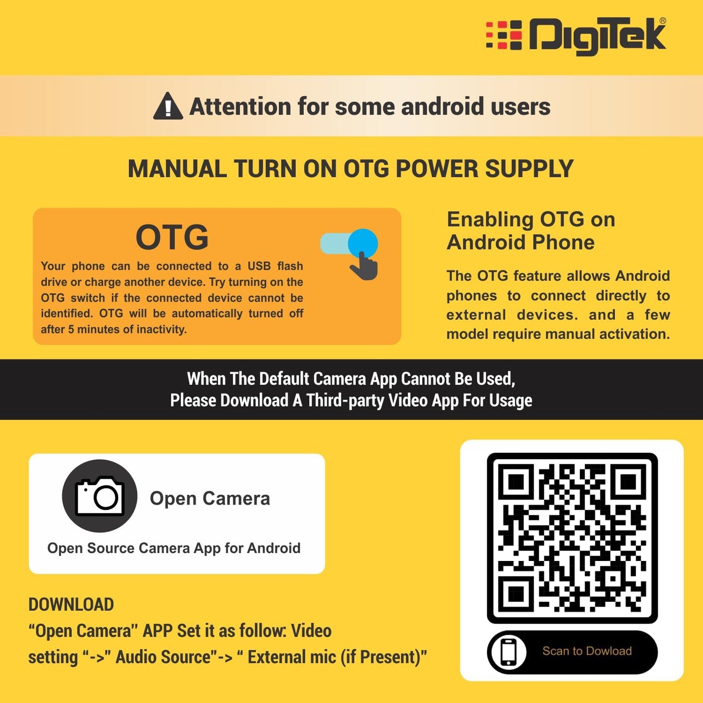 Digitek® DWM 101 Wireless Microphone