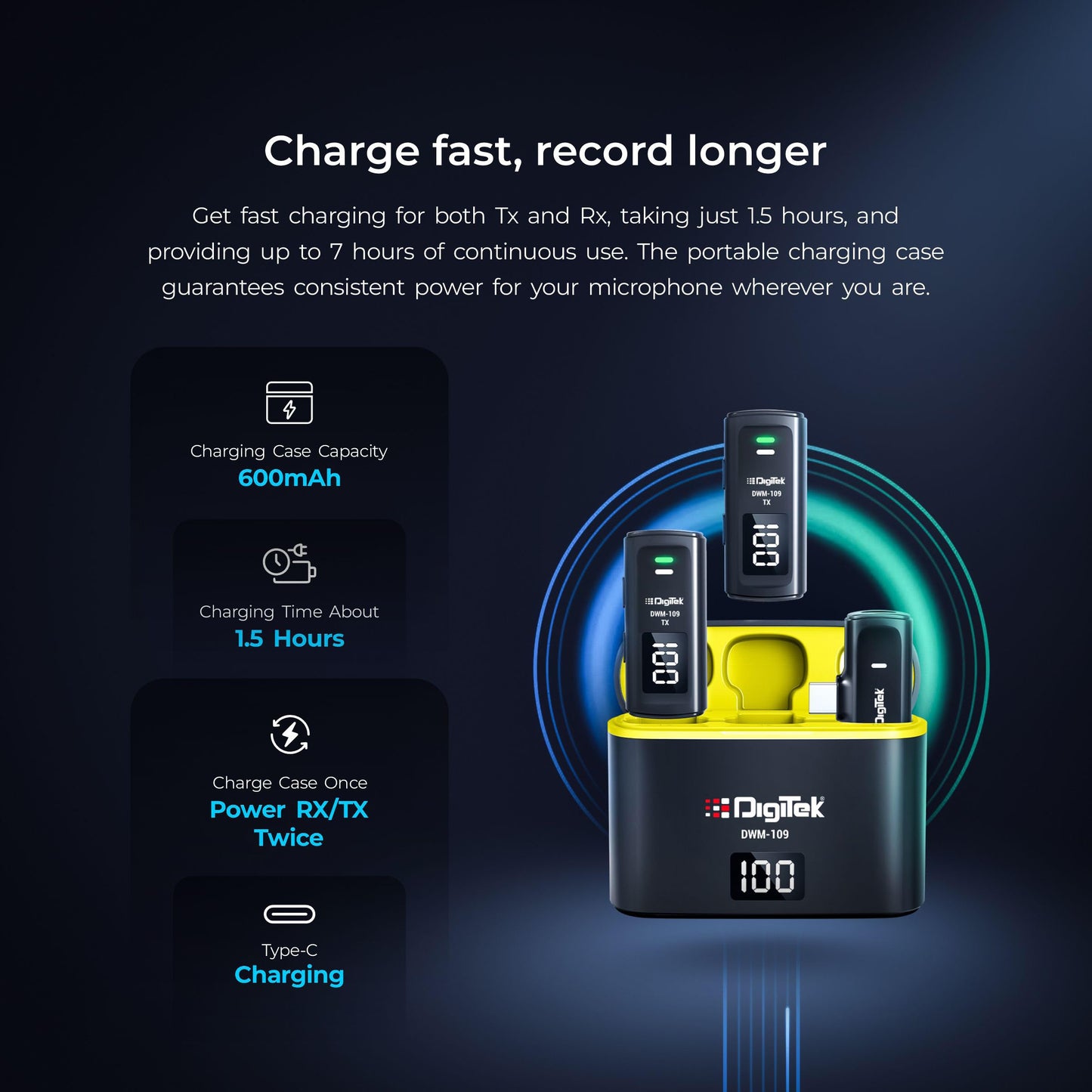 Digitek® DWM 101 Wireless Microphone