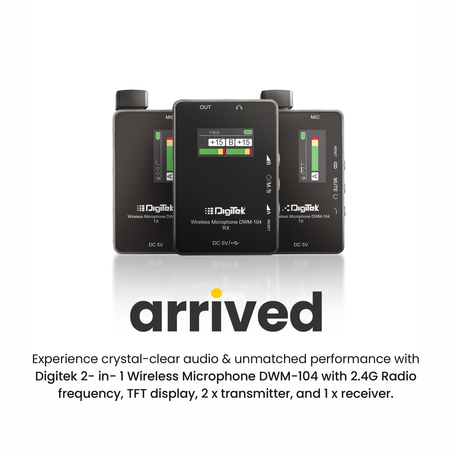 Digitek® DWM 101 Wireless Microphone