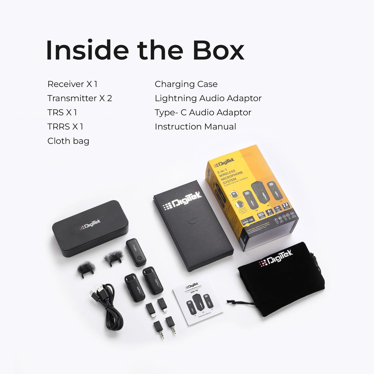 Digitek® DWM 101 Wireless Microphone