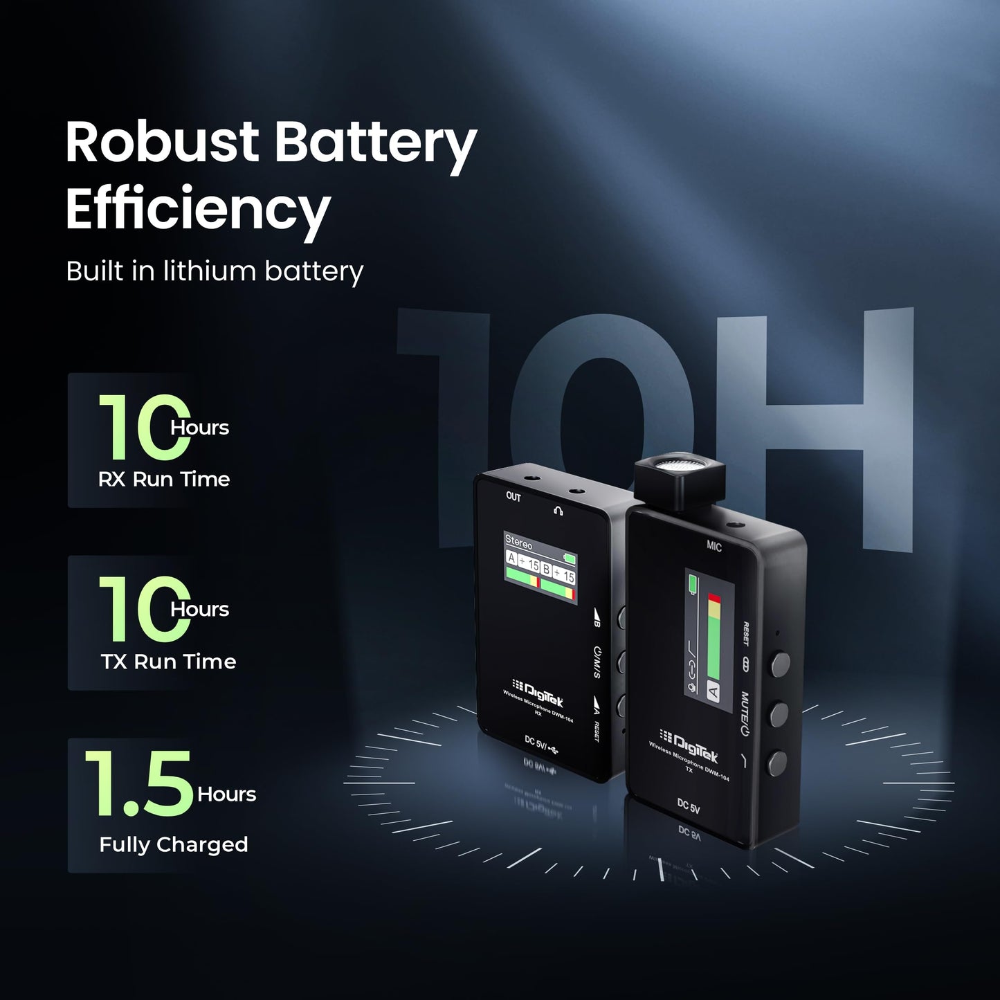 Digitek® DWM 101 Wireless Microphone