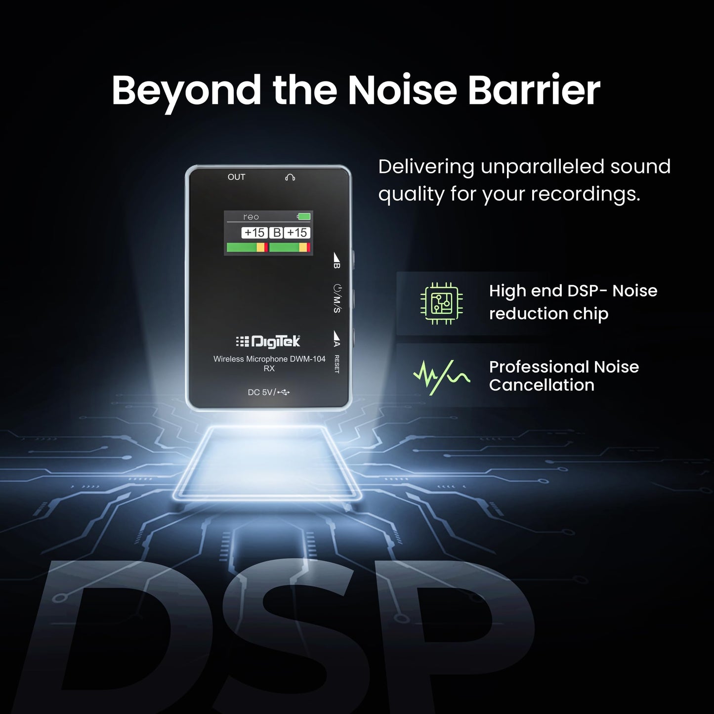 Digitek® DWM 101 Wireless Microphone