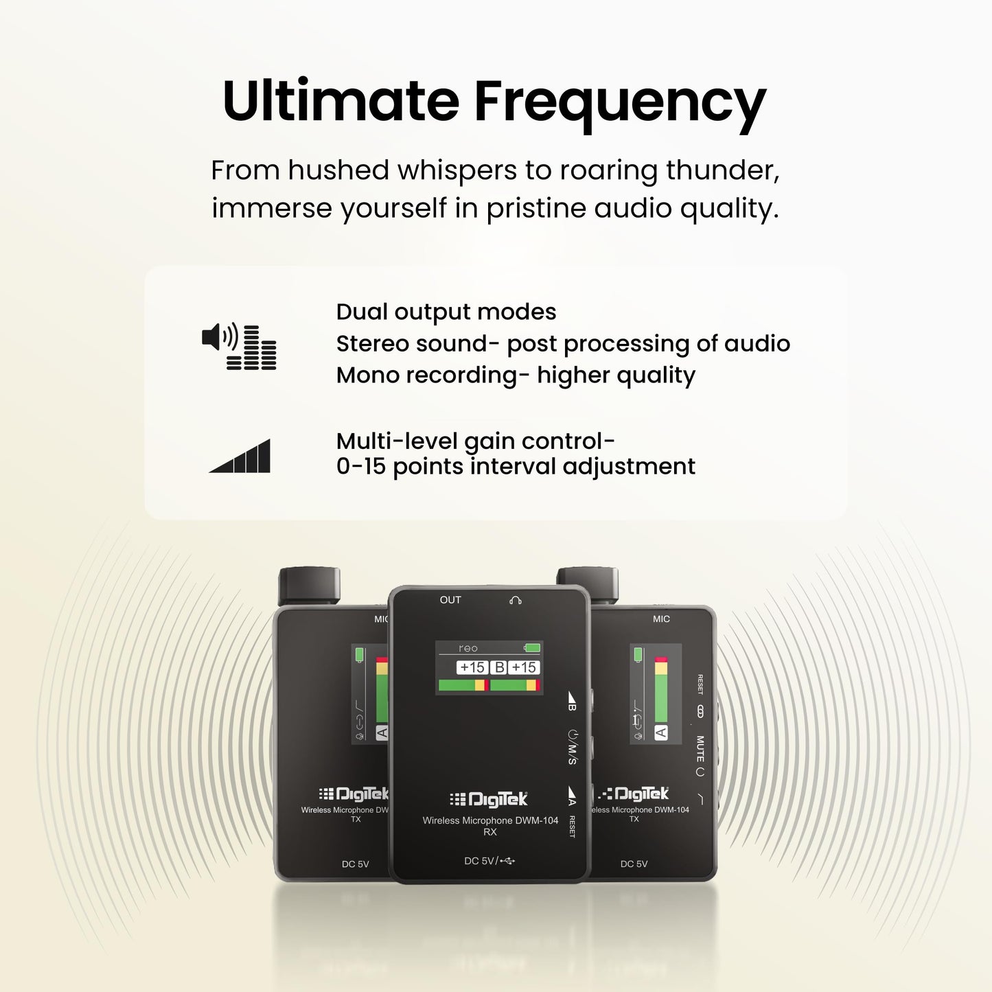 Digitek® DWM 101 Wireless Microphone