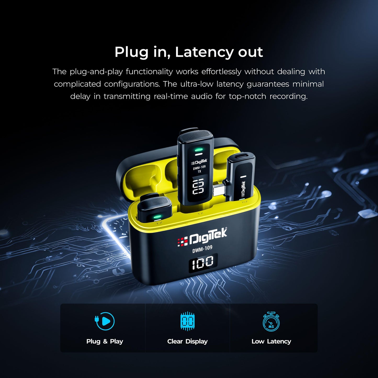 Digitek® DWM 101 Wireless Microphone