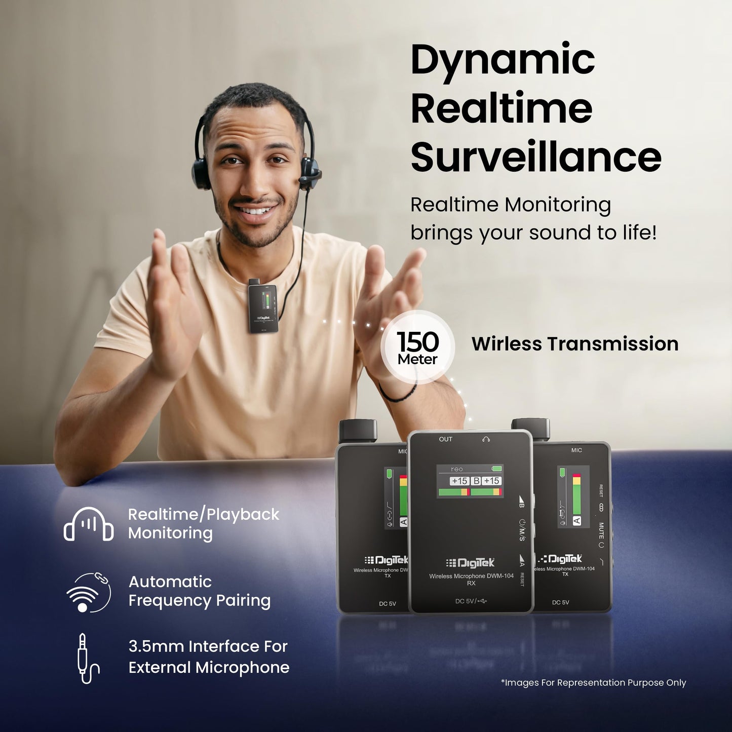 Digitek® DWM 101 Wireless Microphone