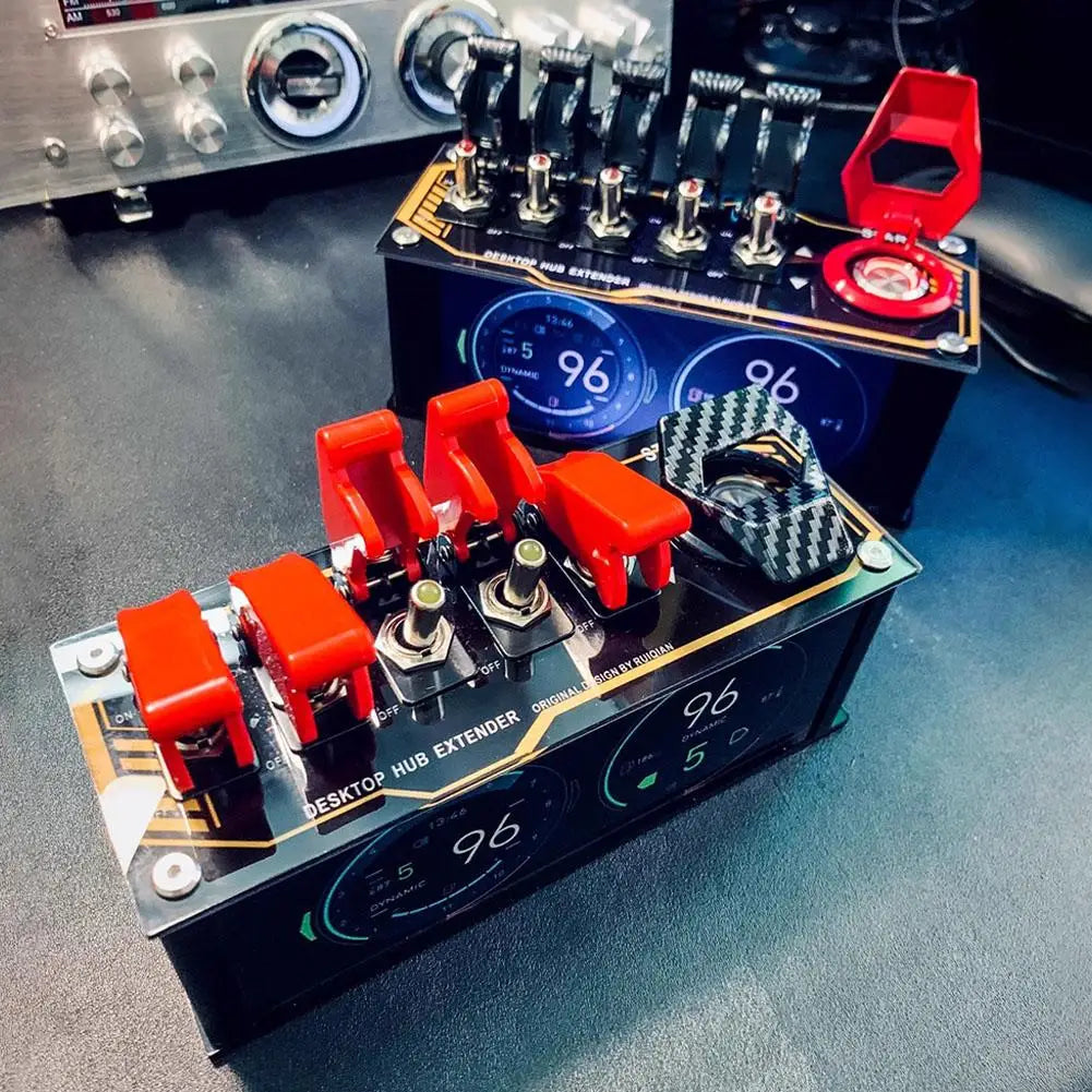 Retro USB Block Hub Docking Station