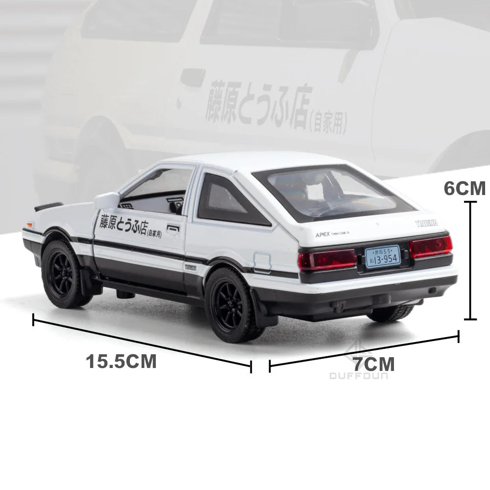 D AE86 Alloy Car