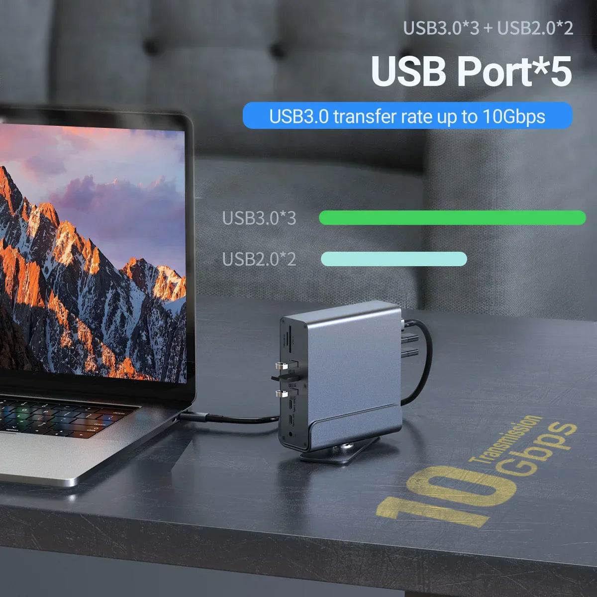 15 in 1 USB-C Docking Station