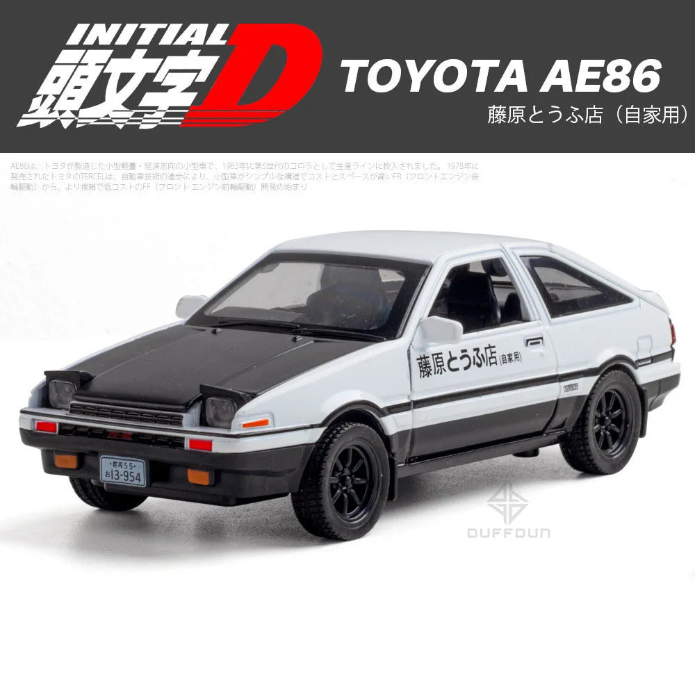 D AE86 Alloy Car