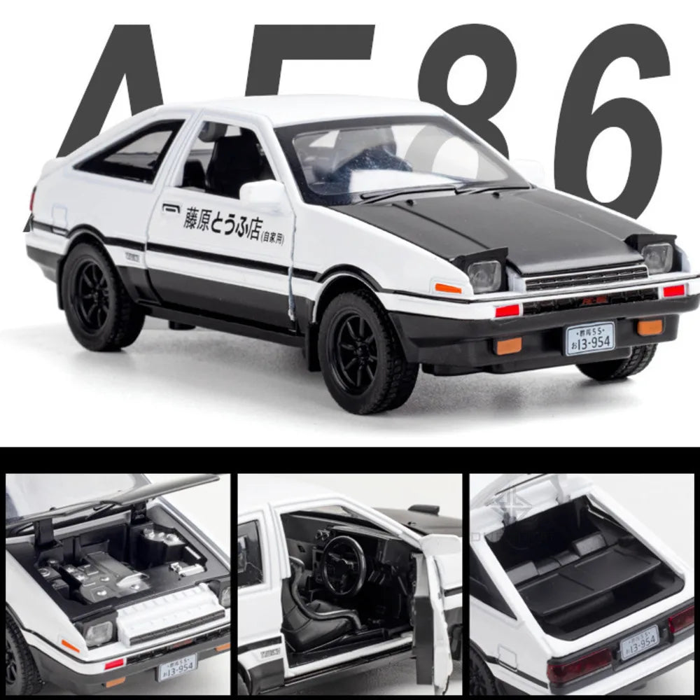 D AE86 Alloy Car